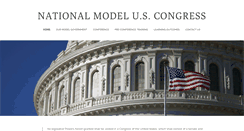 Desktop Screenshot of nationalmodelcongress.org