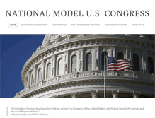 Tablet Screenshot of nationalmodelcongress.org